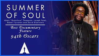 Summer of Soul Wins Best Documentary Feature  94th Oscars [upl. by Kerri]