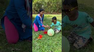 Layer water balloons popping challenge shortsviral balloon balloonpoppingchallenge [upl. by Bullock]