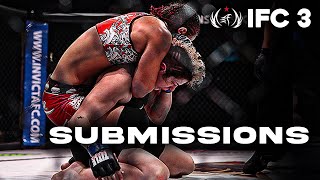 Invicta FC 3 EVERY SUBMISSION Zingano Penne amp Baszler [upl. by Gwenni]