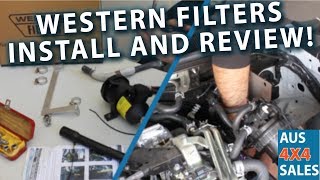 Western Filter Install  ProVent Catch Can Kit  Secondary Fuel Filter Toyota Hilux 2017 SR5 [upl. by Rebmak325]