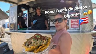 Food Truck de platos enormes en Puerto Rico [upl. by Lentha17]