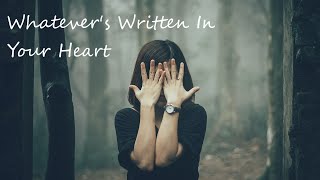 Whatevers Written In Your Heart  Gerry Rafferty cover [upl. by Imiaj]