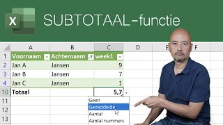 SUBTOTAALfunctie [upl. by Agnimod]