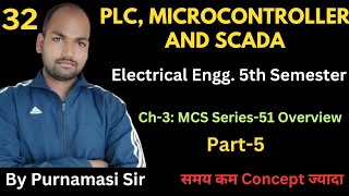 32 PLC MICROCONTROLLER amp SCADA  Ch3  MCS Series51 Overview PolytechnicPathshala [upl. by Nytsirk]