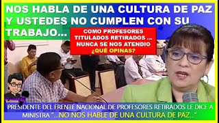 🔴😱NOS HABLA DE UNA CULTURA DE PAZ Y USTEDES NO CUMPLEN CON SU TRABAJO…👉 NUNCA SE NOS ATENDIO [upl. by Milks333]