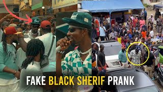 Fake Black Sherif Prank [upl. by Gnoy]