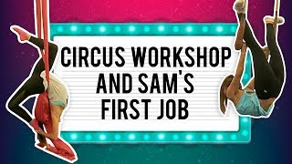 Circus Workshop and Sams First Job  The Rybka Twins [upl. by Anaejer]