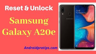 How to Reset amp Unlock Samsung Galaxy A20e [upl. by Iosep701]