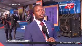 Major 1 Prophet Shepherd Bushiri Singing In tongues and Praying for viewers [upl. by Nicolle]