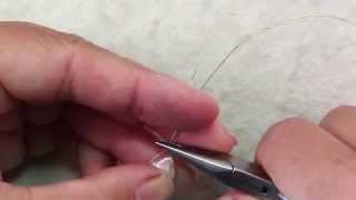 How To Wire Wrap With Fine Wire [upl. by Lenssen]