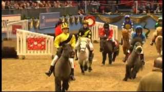 Olympia 2012 Shetland Pony Grand National 20th December Afternoon Performance [upl. by Kimble241]