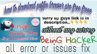 How to download puffin browser pro for free [upl. by Siderf]