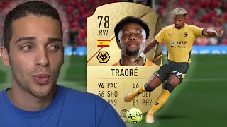 Adama Traore is UNFAIR in FIFA 22 [upl. by Ennayr]