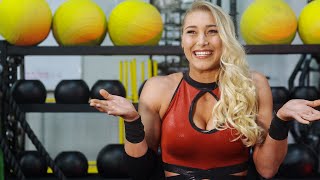 Rhea Ripley’s first WWE interview From the WWE Vault [upl. by Eelnodnarb]