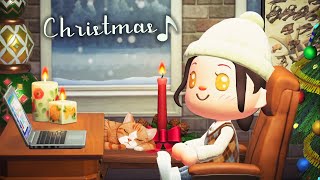 Study with me 🎵 Relaxing Christmas music in a cozy cabin 🎄 [upl. by Chemash176]