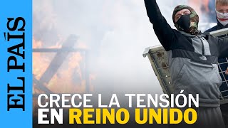 REINO UNIDO  Aumentan las protestas violentas de grupos de extrema derecha con más de 80 detenidos [upl. by Yasmar510]