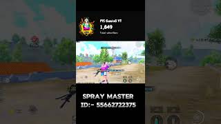 Hcker spray 6X wait for end😱 shortsviralvideo bgmi pubgmobile explore [upl. by Cavil989]