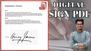 How To Digital Signature in PDF on Any Smartphone  Physical amp Electronic Signature [upl. by Aniratac]