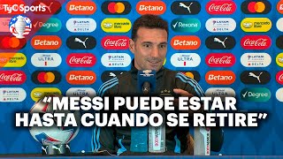 quotES PARA ESTAR ORGULLOSOSquot SCALONI EN CONFERENCIA EL LEGADO DE DI MARÍA EL RIVAL EN LA FINAL Y MÁS [upl. by Fi728]