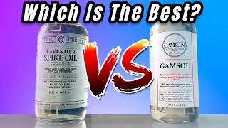 Gamblin Gamsol VS Chelsea Lavender Spike Oil  The Real Facts [upl. by Nodnarbal]