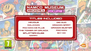 Namco Museum Archives Volume 1  Announce Trailer [upl. by Tchao]