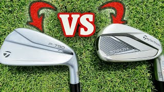 TAYLORMADE STEALTH vs P790 IRONS REVIEW  Whats the difference and which are best [upl. by Anwaf]