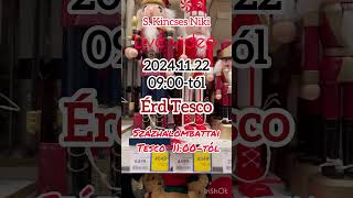 🎄🎄🎬❄️👀TescoMagyarorszag 🎄🎄🎬❄️tesco dekor tescohome shopping live christmas [upl. by Harlene715]