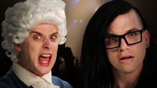 Mozart vs Skrillex Epic Rap Battles of History Subtítulos en Español [upl. by Aridatha710]