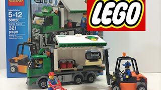 LEGO City Cargo Truck Set 60020 Fun Toys Speed Build [upl. by Arik]