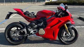 Buying a Ducati Panigale V4S 2025 First Look  Walk Around  Exhaust Note [upl. by Latisha559]