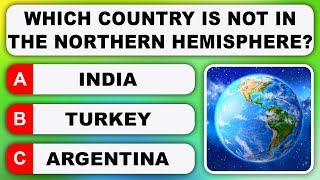 Test Your World Knowledge  30 Question Geography Quiz Challenge [upl. by Deeann]