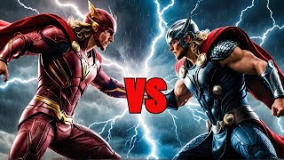 FLASH and THOR Clash in the Ultimate Speed Showdown [upl. by Eamanna]