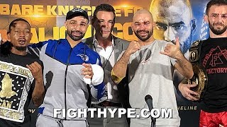 FULL MALIGNAGGI VS LOBOV POSTFIGHT PRESS CONFERENCE REACTIONS FROM BARE KNUCKLE FC 6 FIGHTERS [upl. by Uyr780]