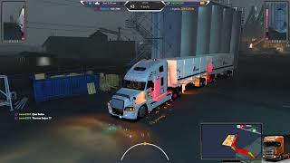 🔴 🚛🚛🚦⛽ RUTEANDO EN MAPA DE MEXICO CON FREIGHTLINER C120 Y GONDOLAS CUSTOM FULL 🚛��� [upl. by Amrac]