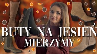 🍁BUTY NA JESIEŃ 👢🥾 MIERZYMY🍂 [upl. by Nyllek]