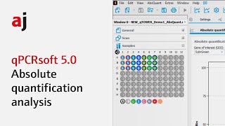 3 qPCRsoft 50 – Absolute quantification analysis [upl. by Dahlia]