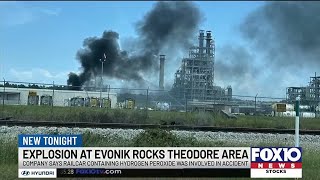 Explosion at Evonik chemical plant rocks Theodore area [upl. by Yht175]