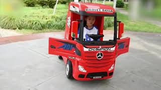 Mini camion Mercedes électrique pour enfant  XTRM Factory 81 [upl. by Oidiple]