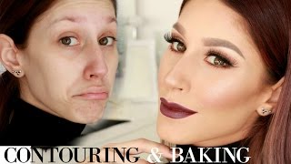 Contouring amp baking my face  Sminkanje sa Jelenom [upl. by Sugden]