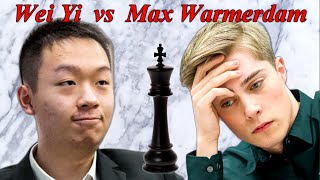 Scacchi 597  Wei Yi vs Warmerdam  Una Partita del 1800  C26 2024 [upl. by Lana]