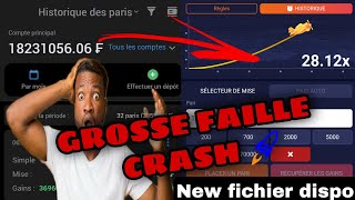 GROSSE FAILLE SUR LE JEUX CRASH  CE PROGRAM PRÉDIRE LES CÔTES 💯 [upl. by Dorolisa349]