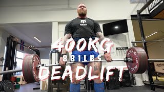 400KG881LBS DEADLIFT Will I break my WORLD RECORD in 12 weeks Arnold prep 1 [upl. by Naujik]