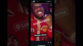 SAUCE WALKA LINKS with MAXO KREAM in LA after friendly FADE flexes 100000 cash [upl. by Turro]