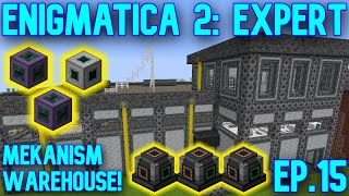 Building A Mekanism Warehouse with Mekanism Machines Inside  Minecraft E2E ep15 [upl. by Ranee]