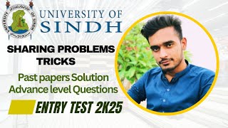 Sharing Problems Lecture 1University of Sindh Entry Test 2k25Mathematics and IQ questions [upl. by Roy]