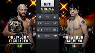 UFC 270 Free Fight Brandon Moreno vs Deiveson Figueiredo 1 [upl. by Leake]