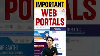 Important Portals and Ministeries currentaffairs currentaffairs2024 upexamsadda247 upadda247 [upl. by Dodi]