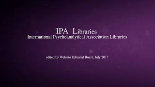 International Psychoanalytical Association Libraries [upl. by Kcirevam]