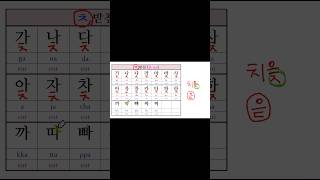 한글 공부ㅊ받침ㅣKOREANㅣ한글 읽기 ㅣ한글 쓰기 ㅣ한국어ㅣKOREANㅣ한글파닉스 ㅣKorean phonicsㅣHangul [upl. by Julieta]