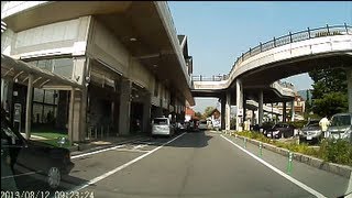 軽井沢雲場池→軽井沢駅ロータリ→塩沢交差点方面へ [upl. by Nosnej273]